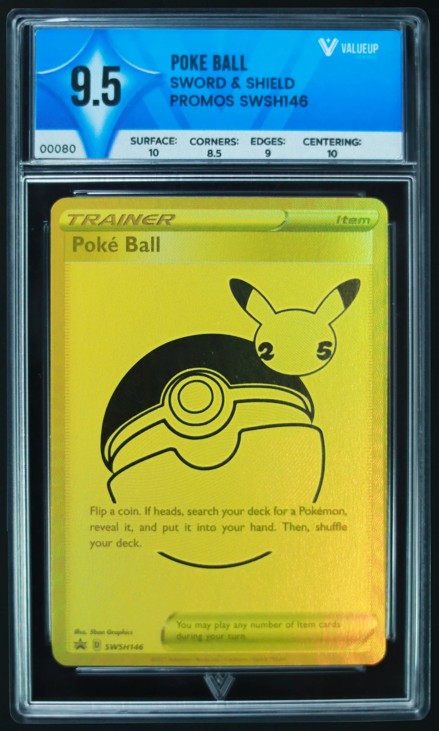 00080 POKE BALL Grading Card