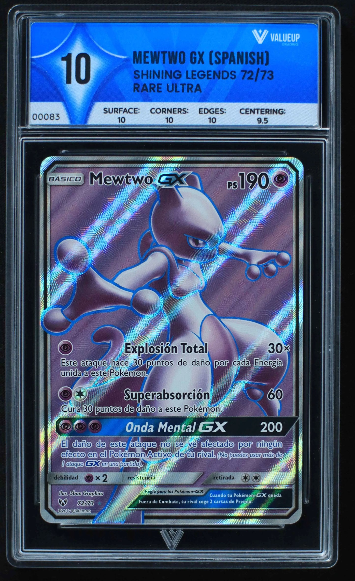 00083 MEWTWO GX (SPANISH) - ValueUp
