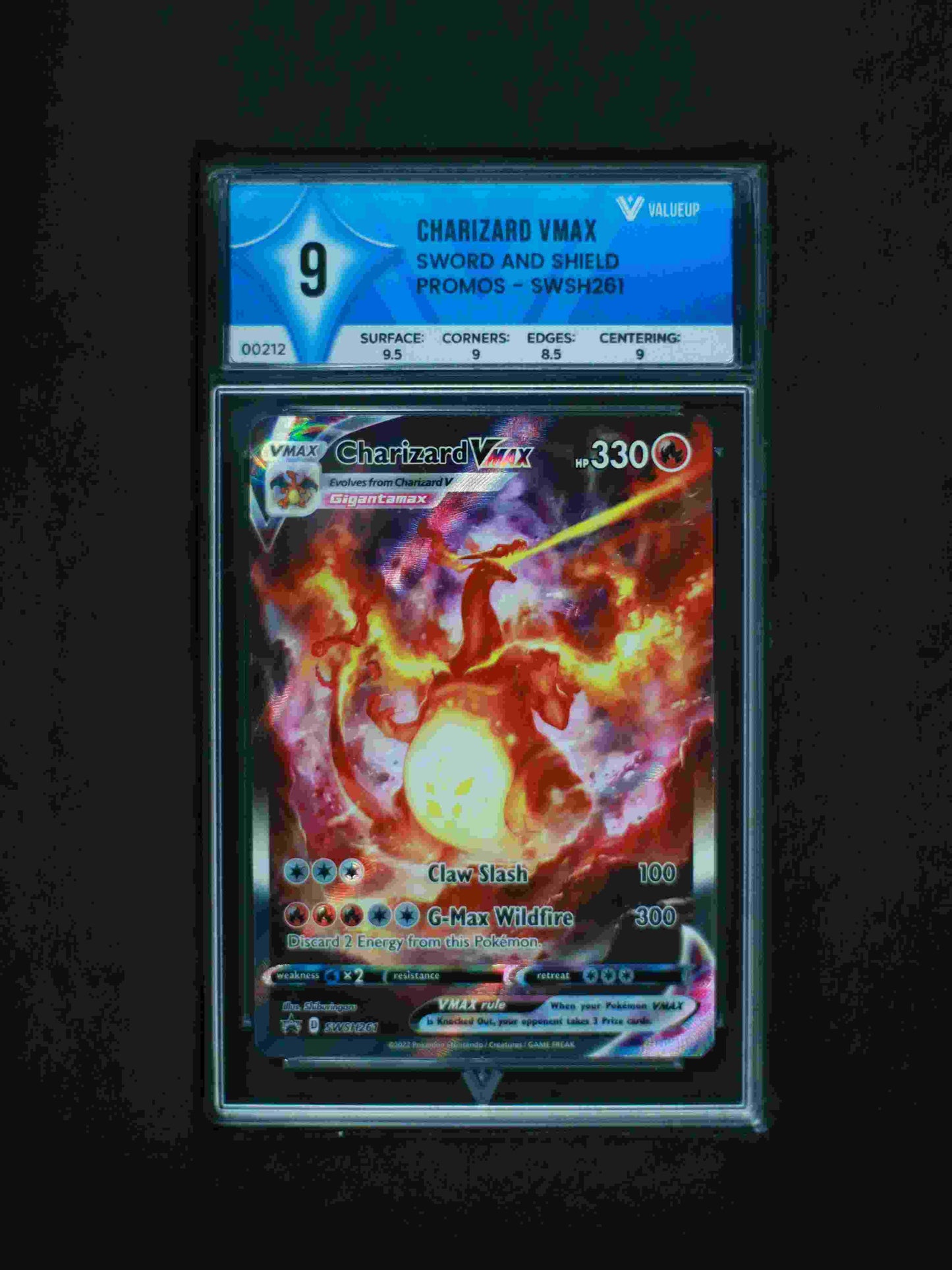 00212 CHARIZARD VMAX Grading Card