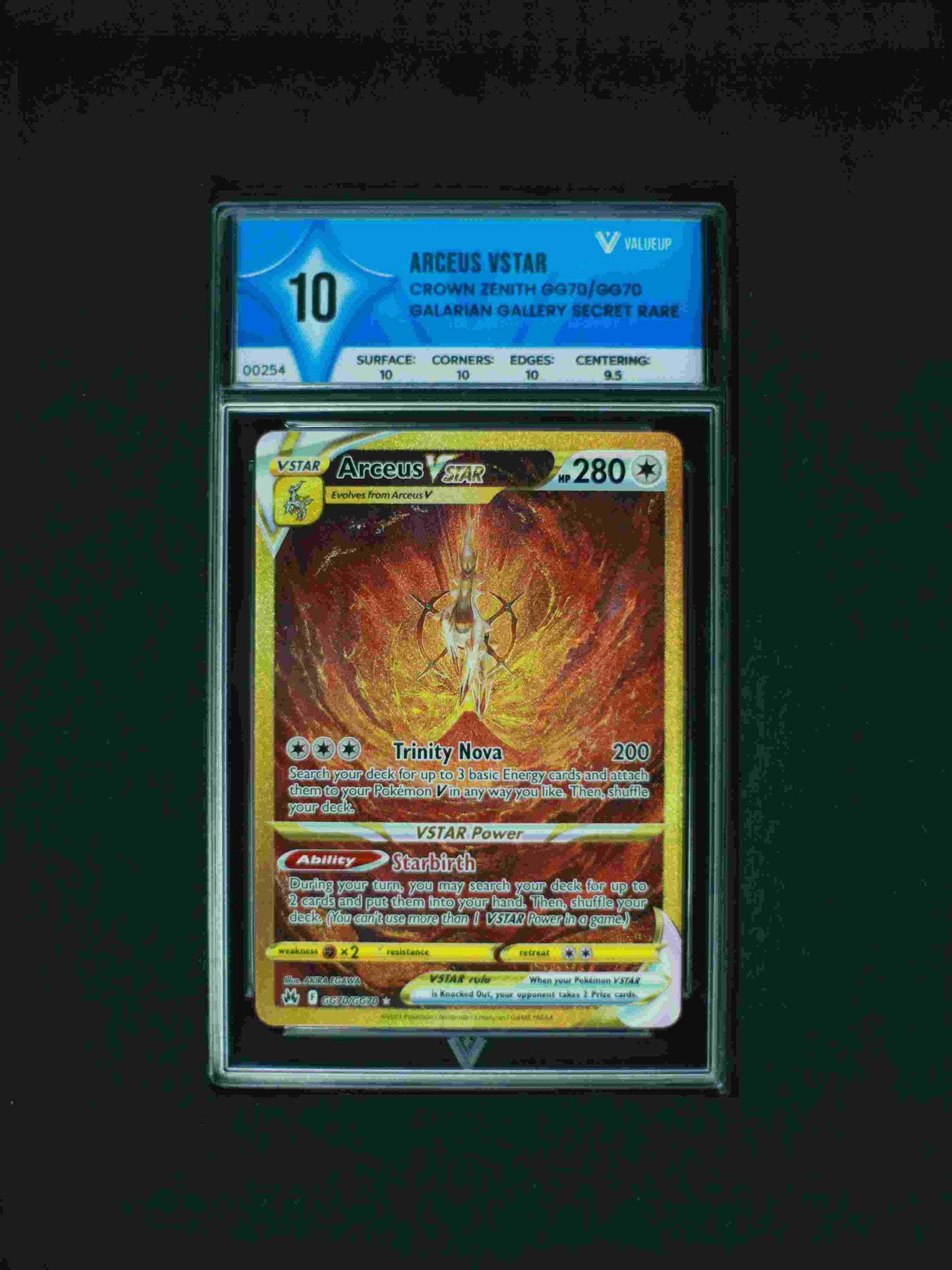 00254 ARCEUS VSTAR Grading Card