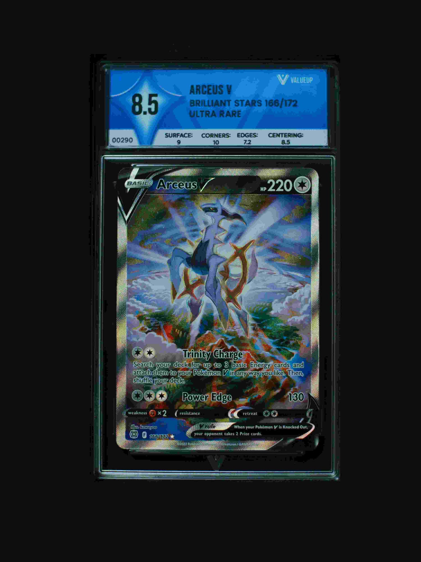 00290 ARCEUS V Grading Card
