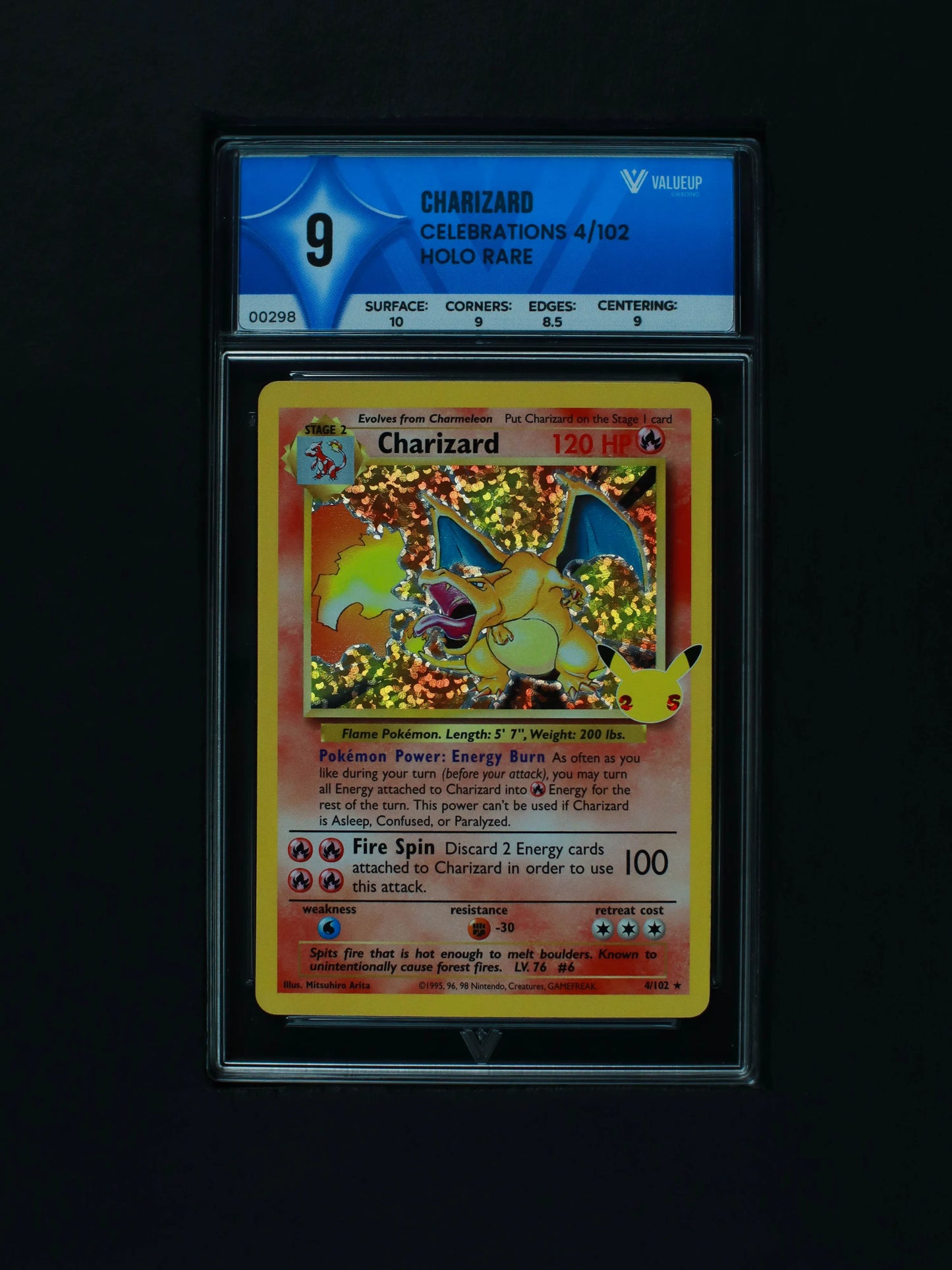 Grading Card Charizard