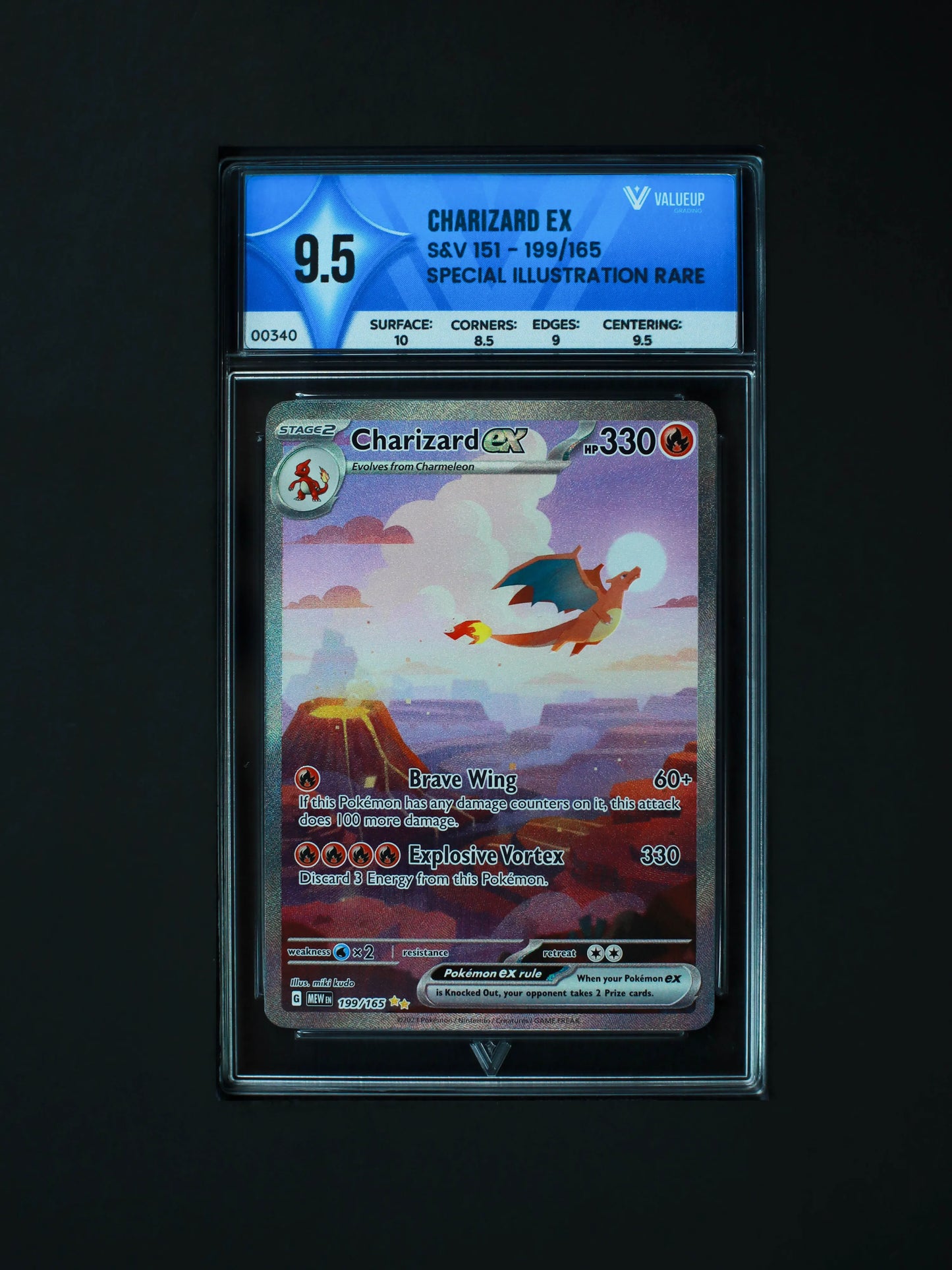 Grading Card Charizard ex