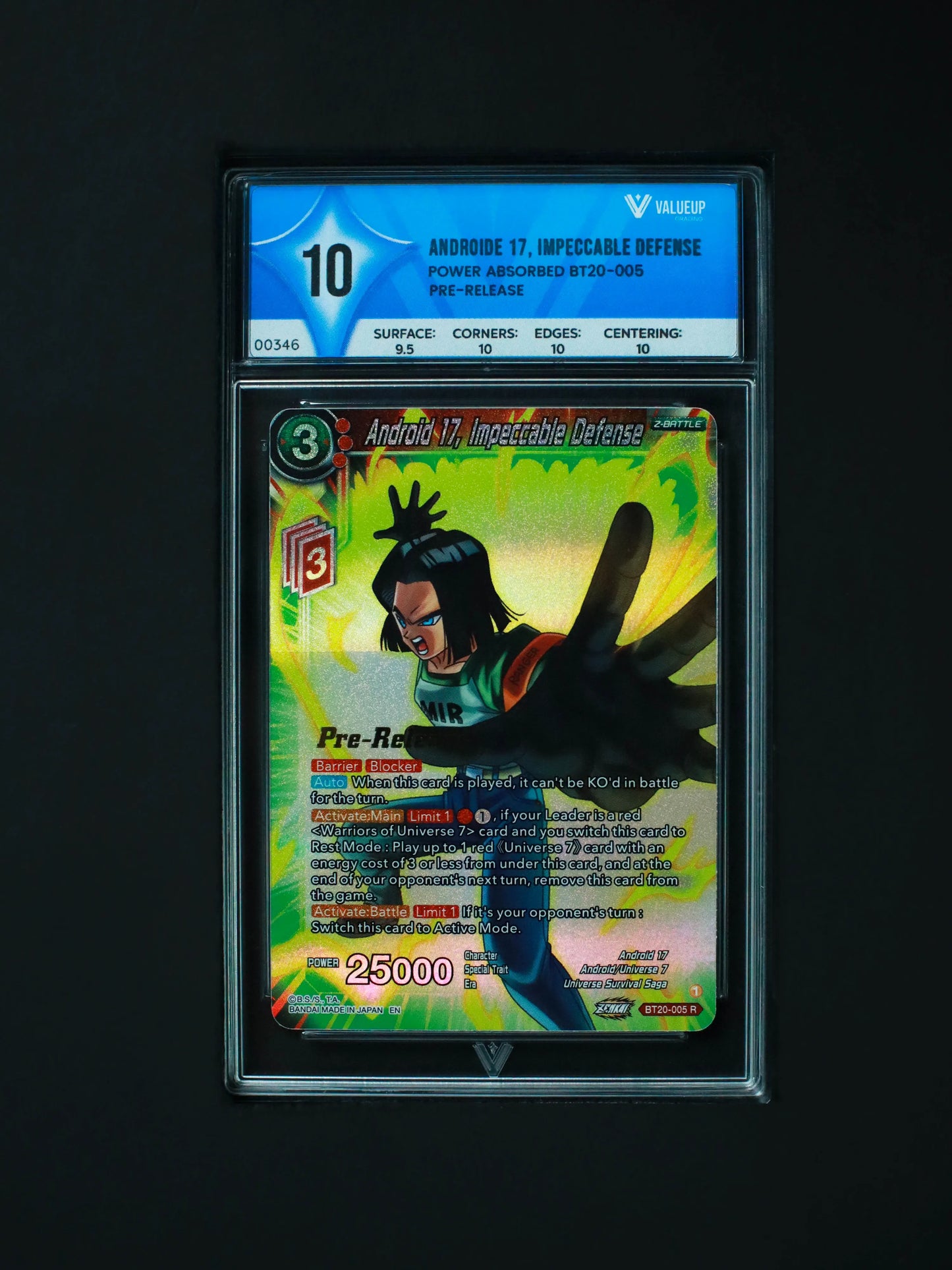 Grading Card Android 17