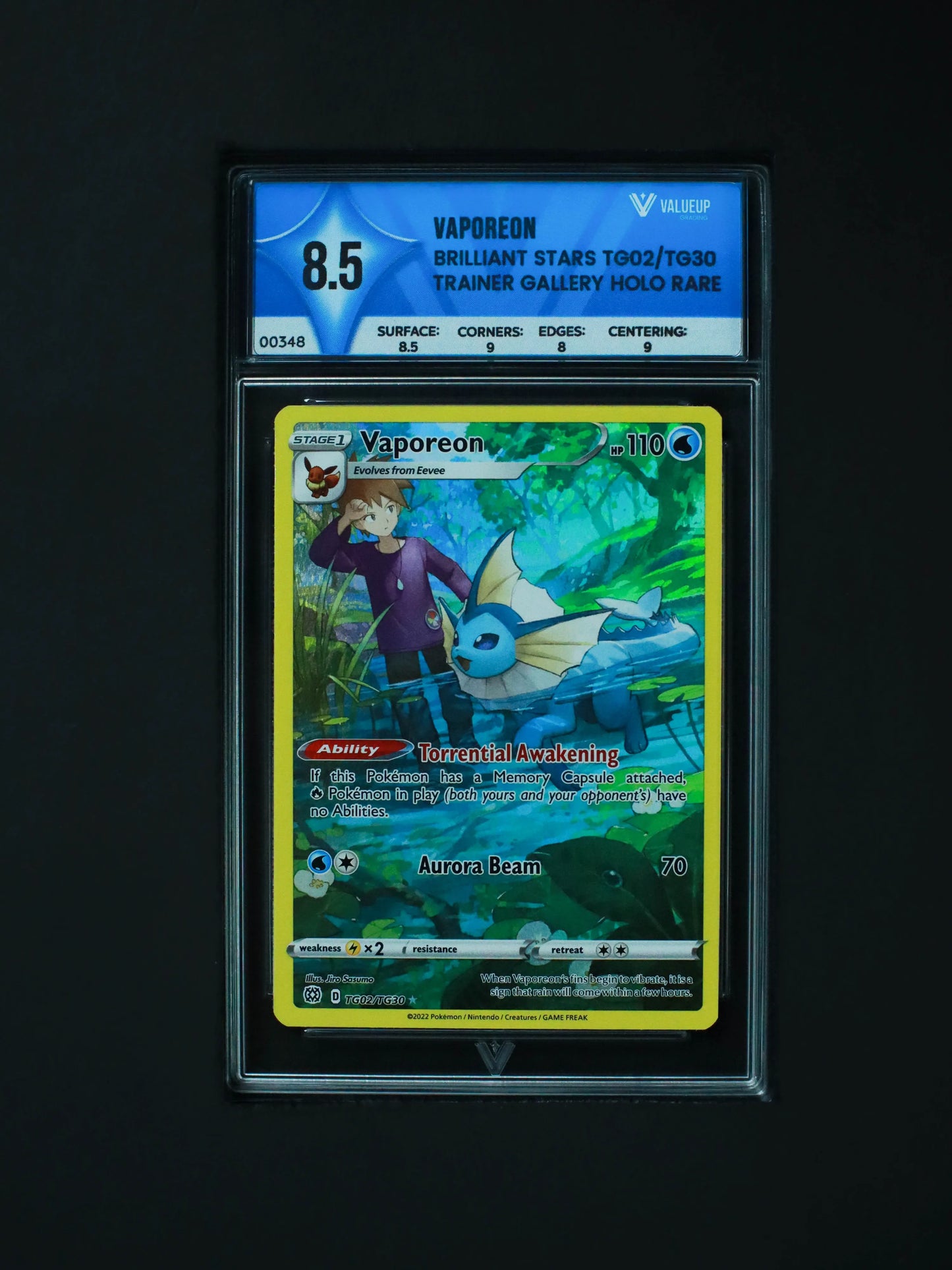 Grading Card Vaporeon