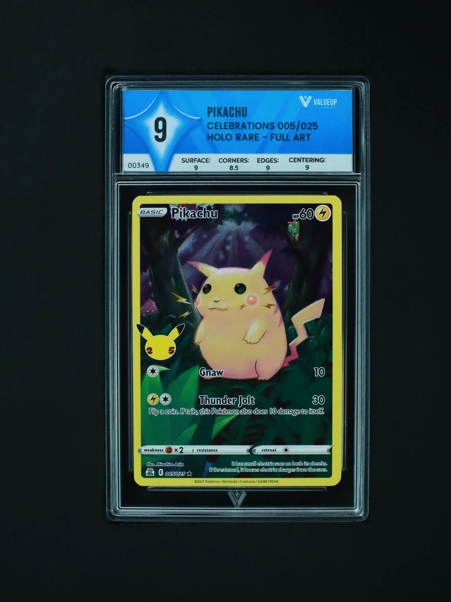 Pikachu Grading Card