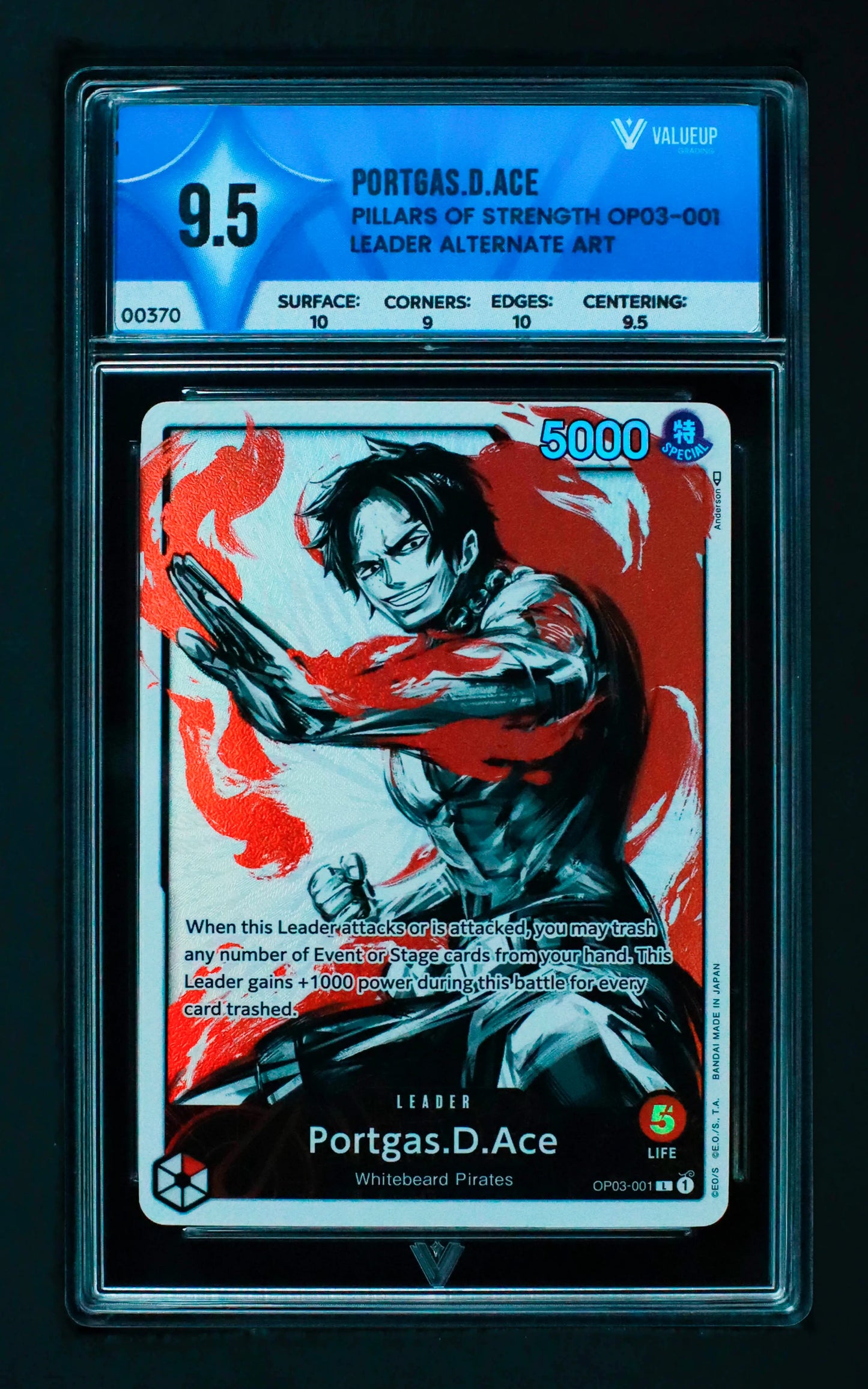 Grading Card Portgas D Ace