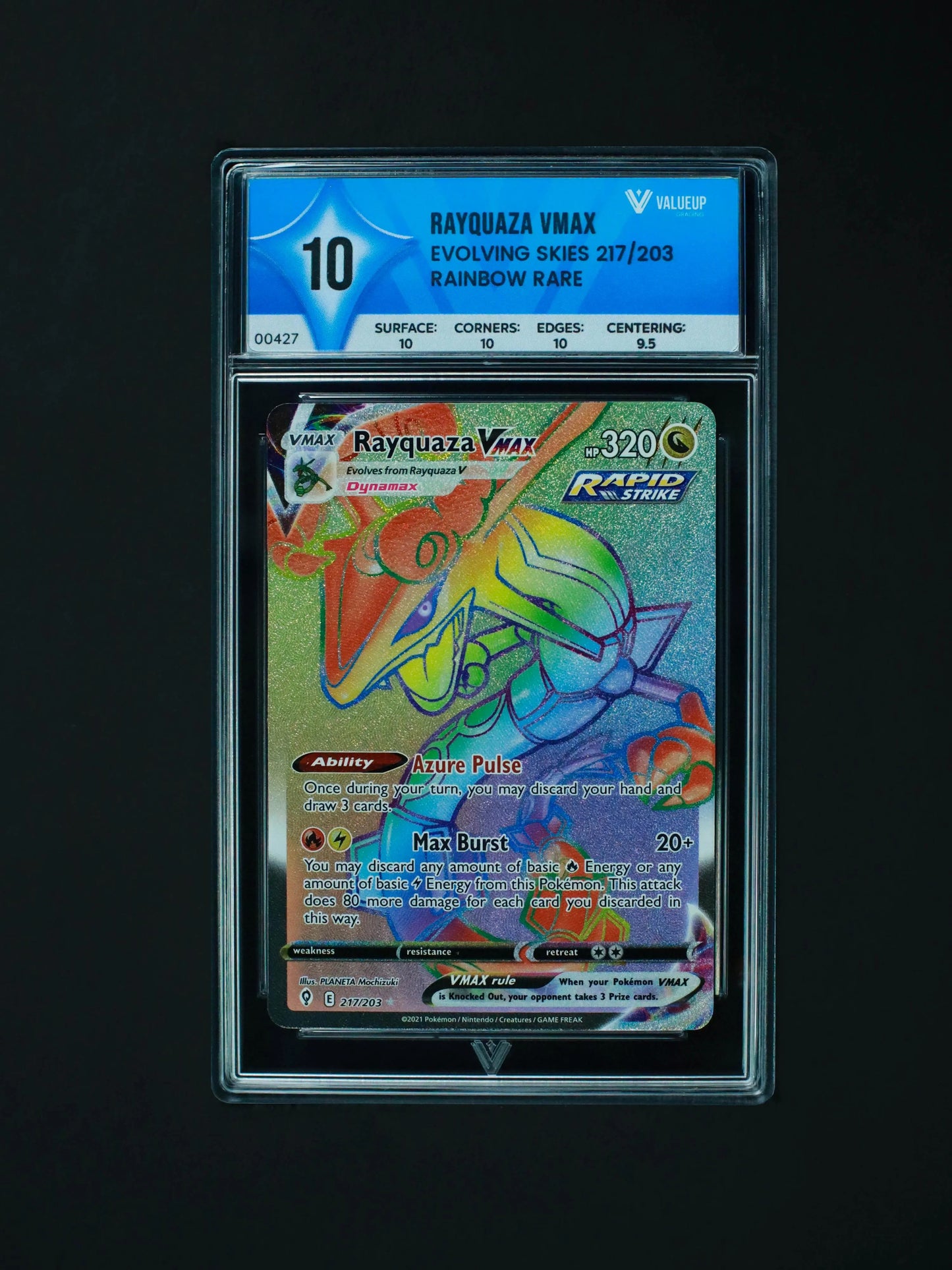 Grading Card Rayquaza max