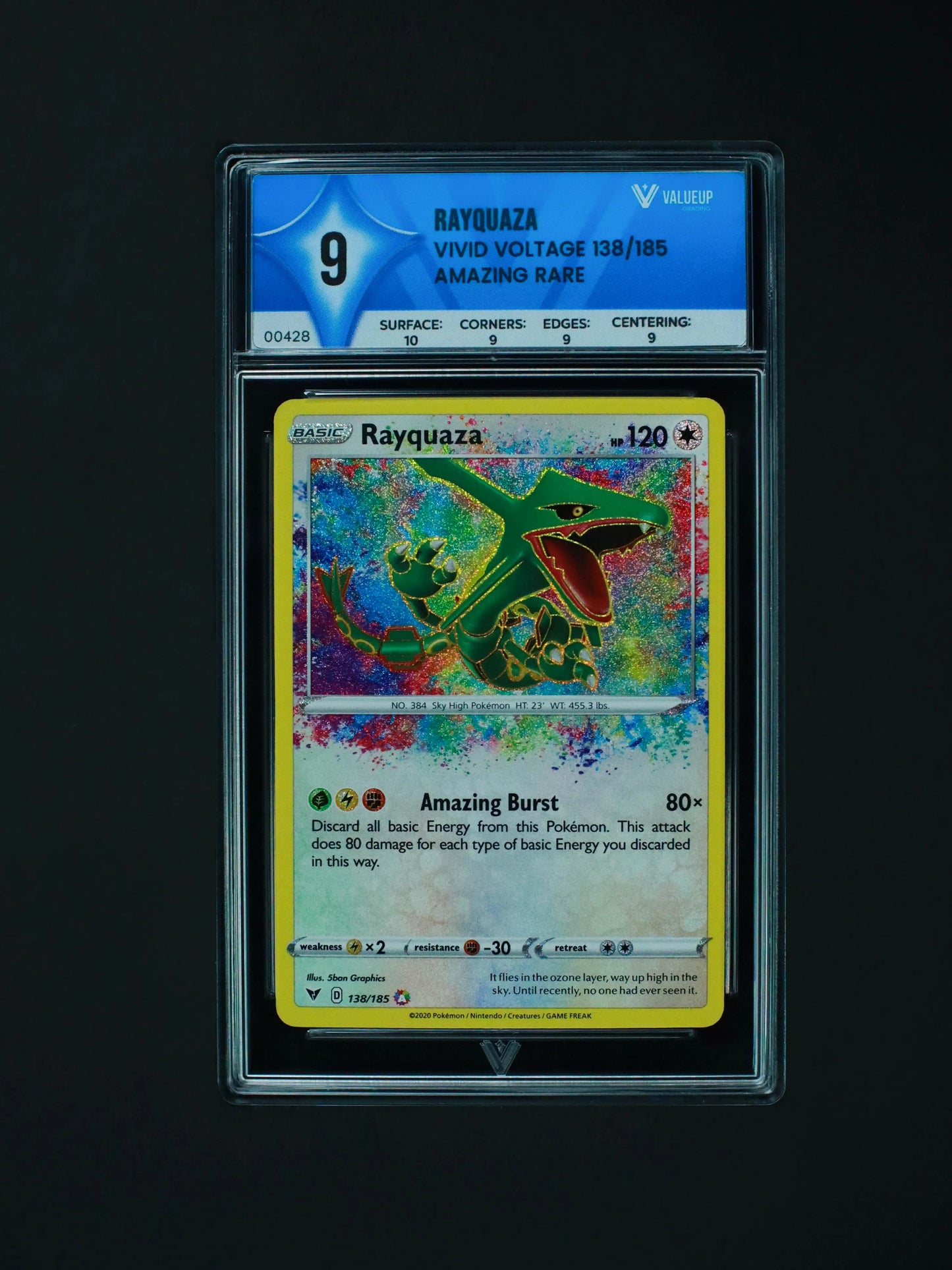 Rayquaza Grading Card