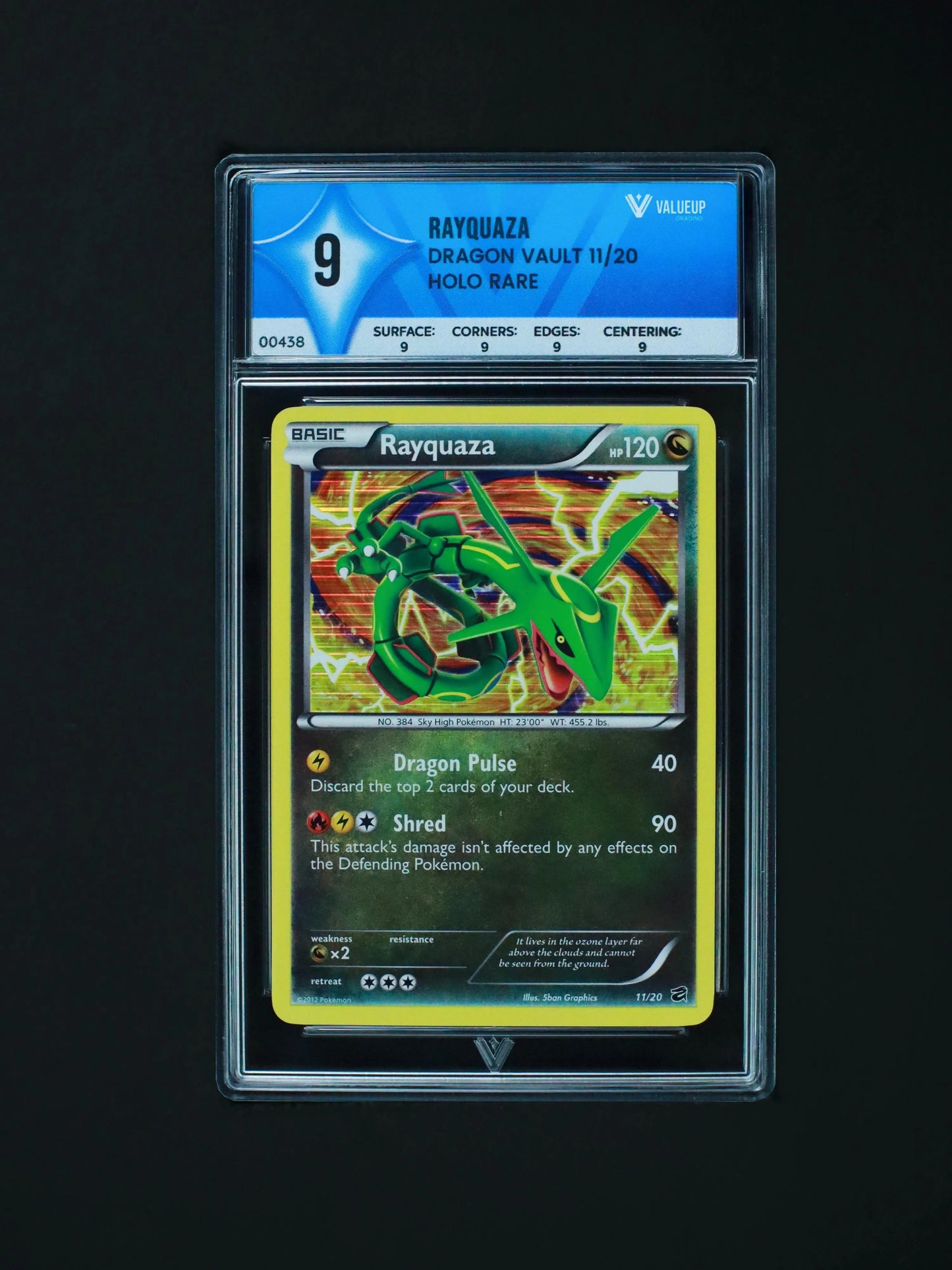 Rayquaza Grading Card