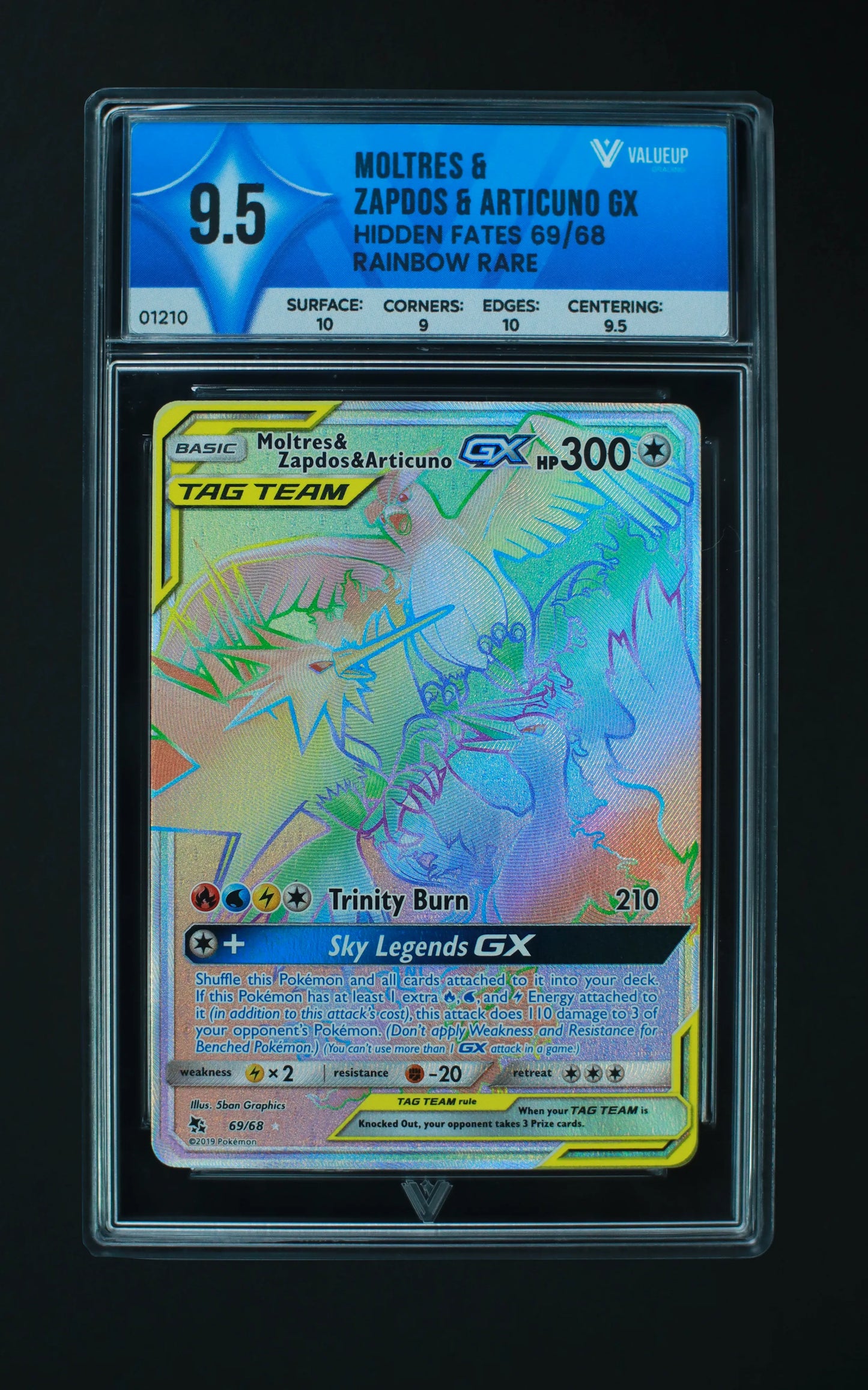 01210 MOLTRES & ZAPDOS & ARTICUNO GX