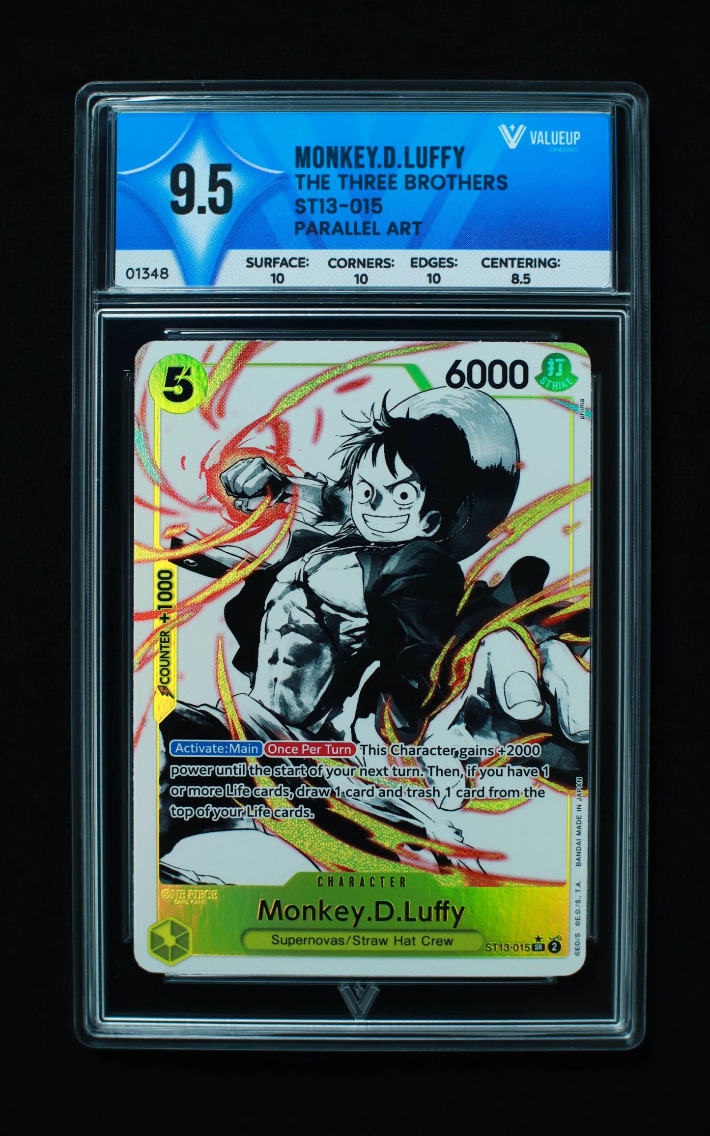 01348 MONKEY.D.LUFFY Grading Card