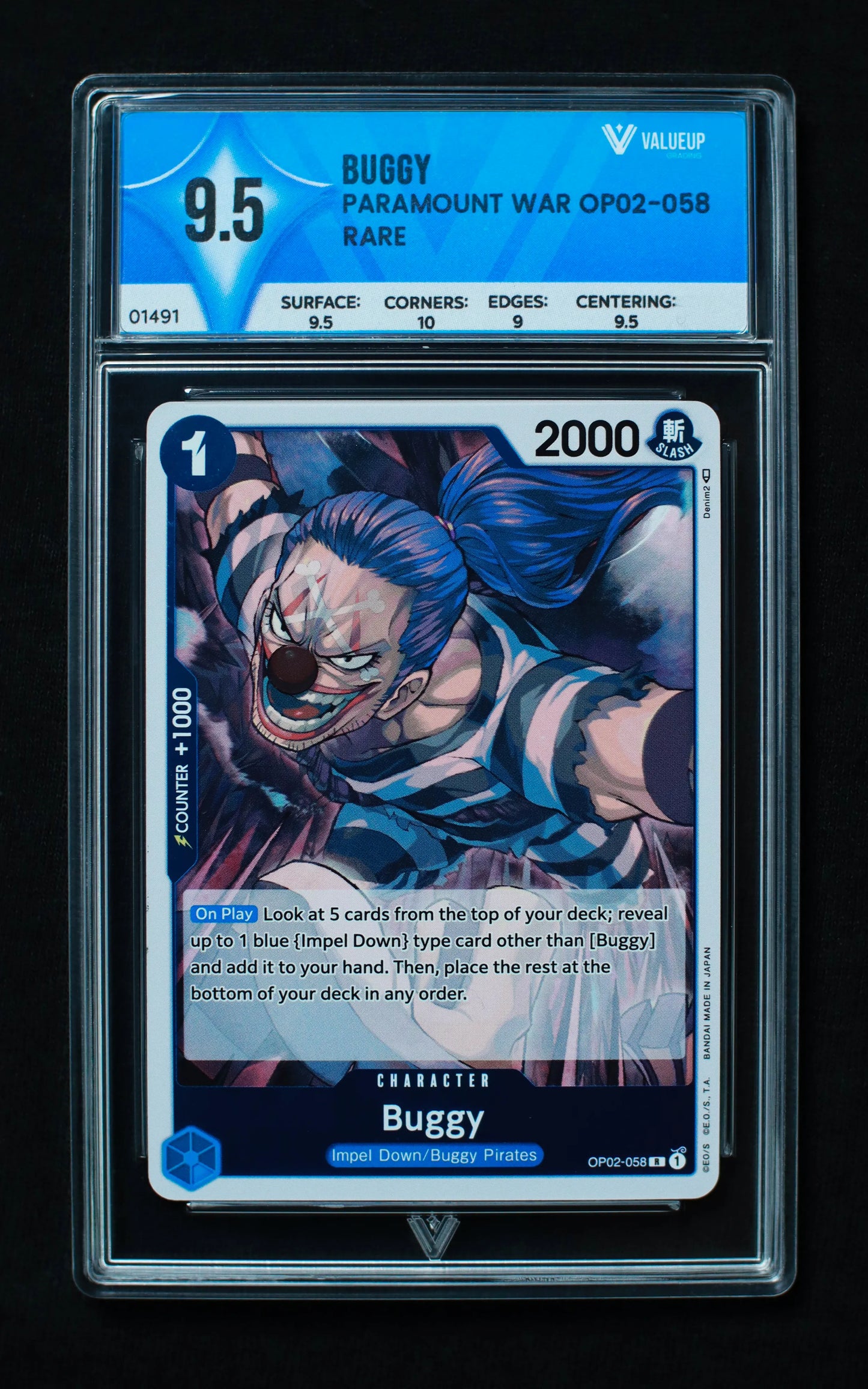 01491 BUGGY Grading Card
