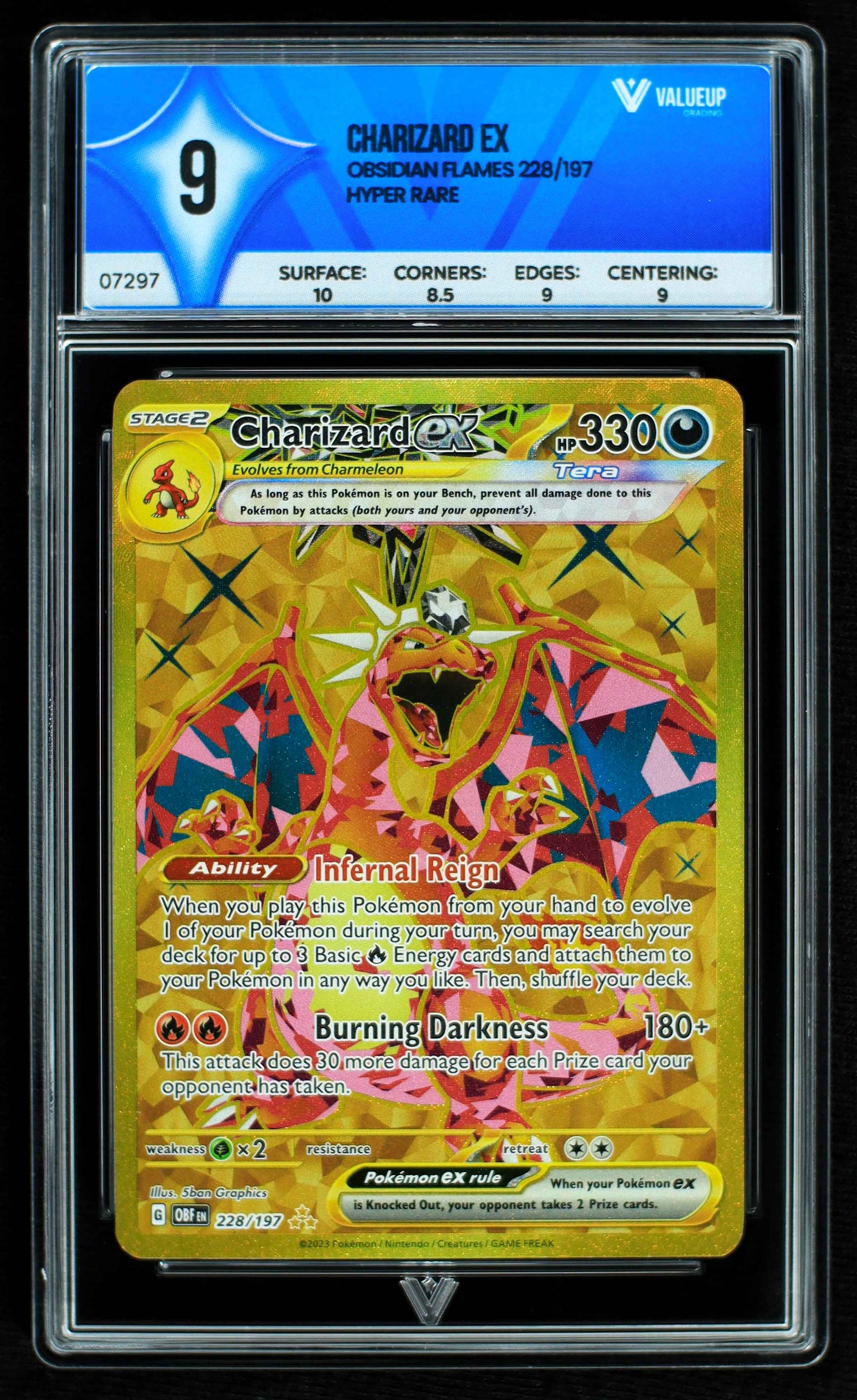 07297 CHARIZARD EX Grading Card