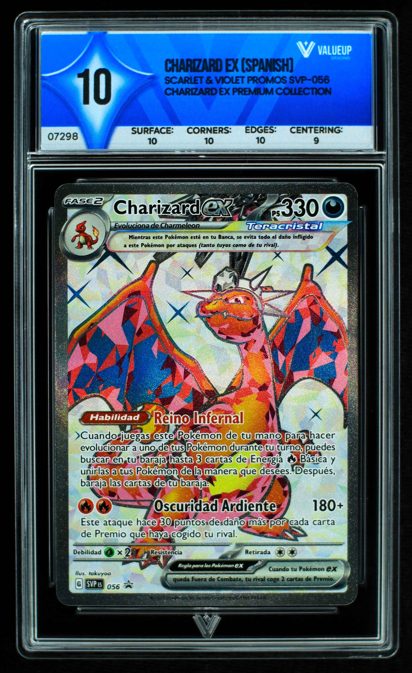 07298 CHARIZARD EX (SPANISH) Grading Card
