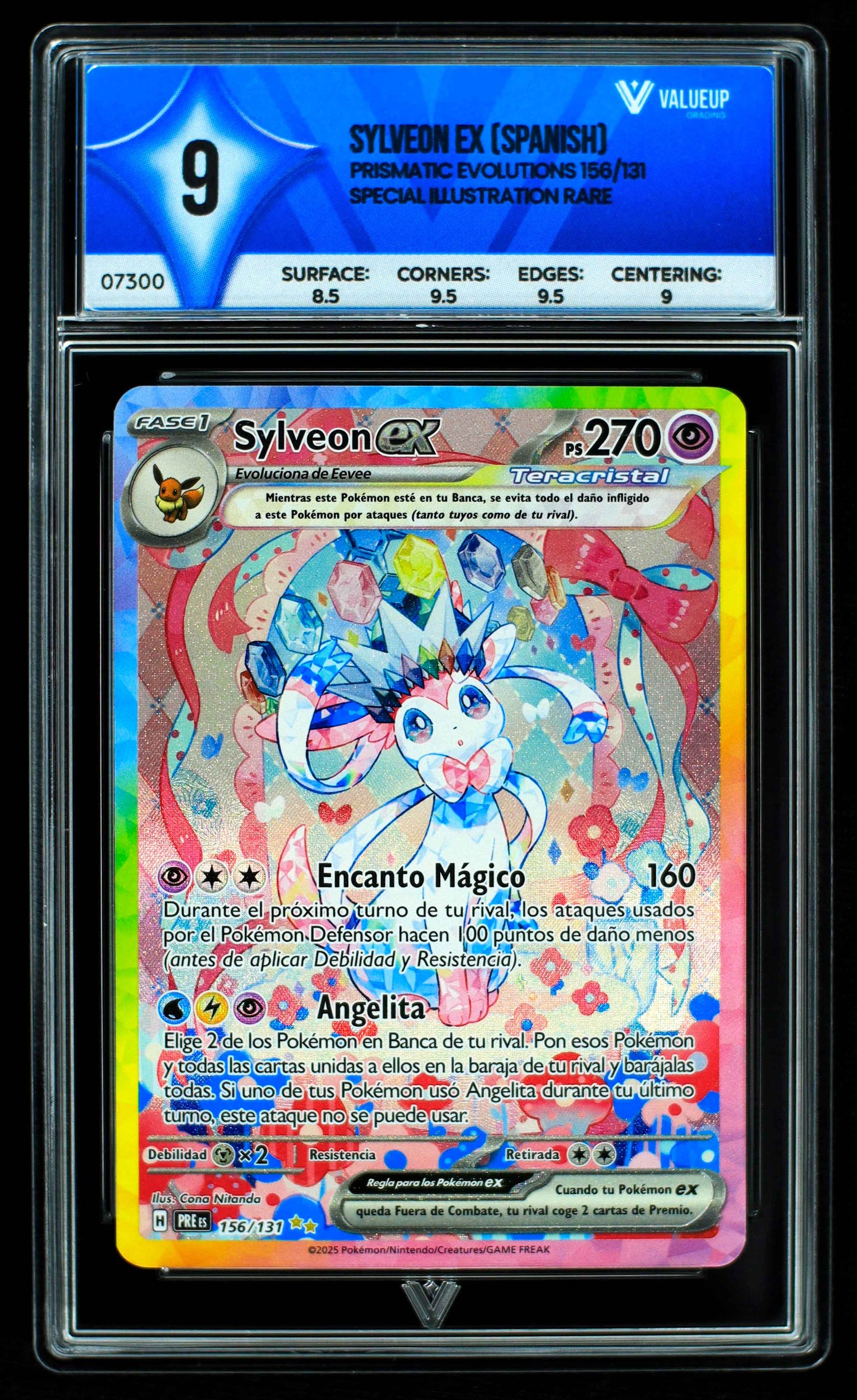 07300 SYLVEON EX (SPANISH) Grading Card