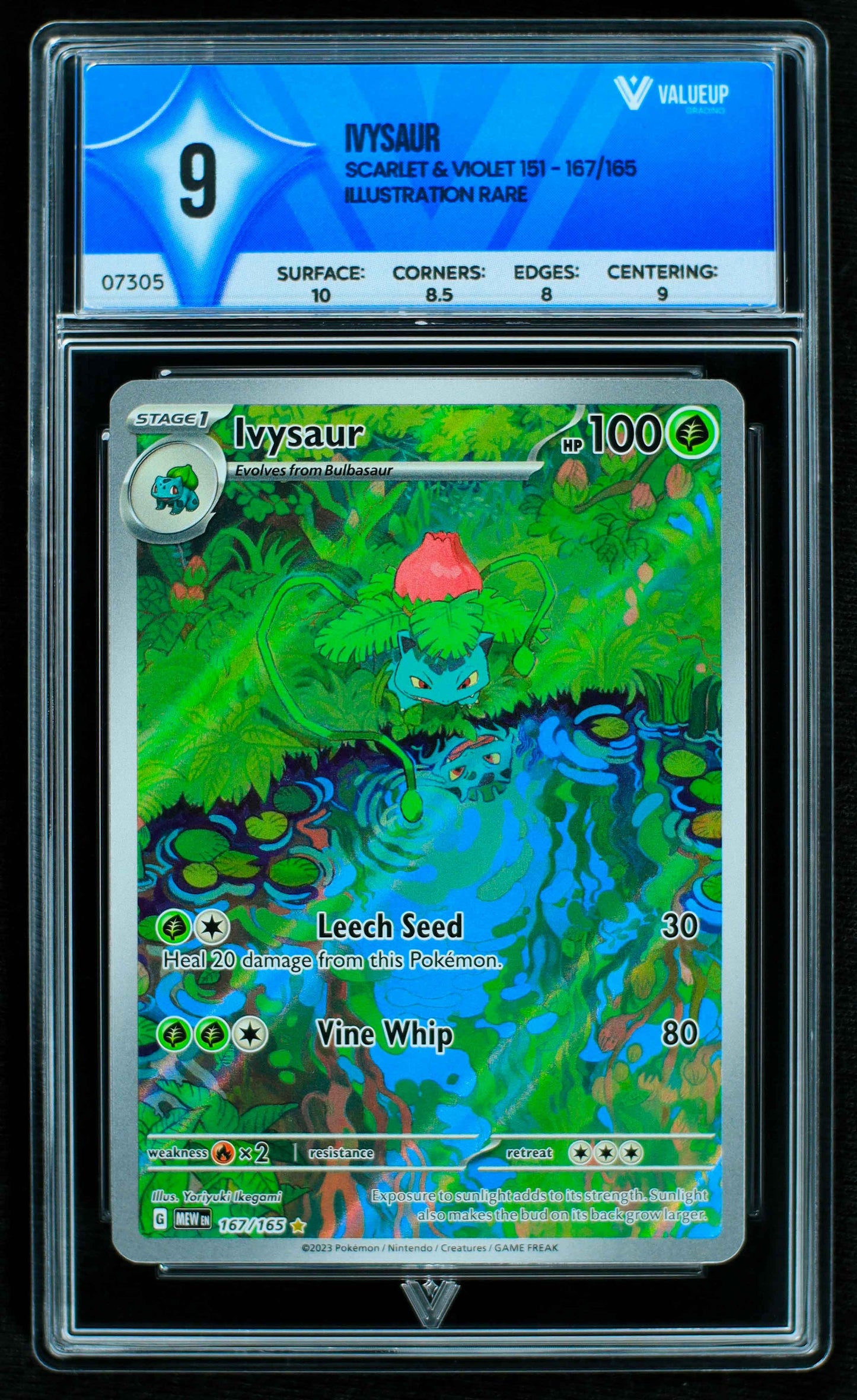 07305 IVYSAUR Grading Card