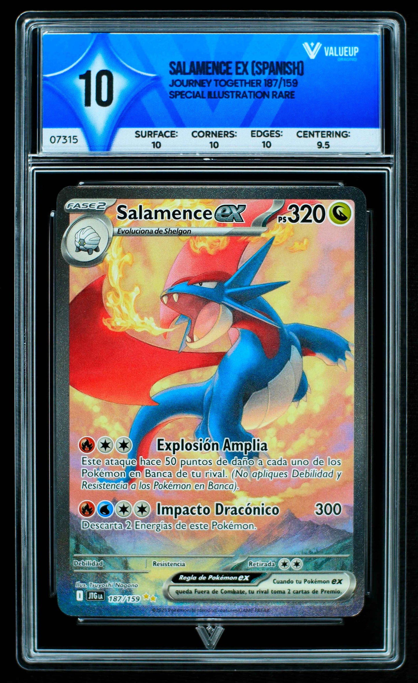07315 SALAMANCE EX (SPANISH) Grading Card