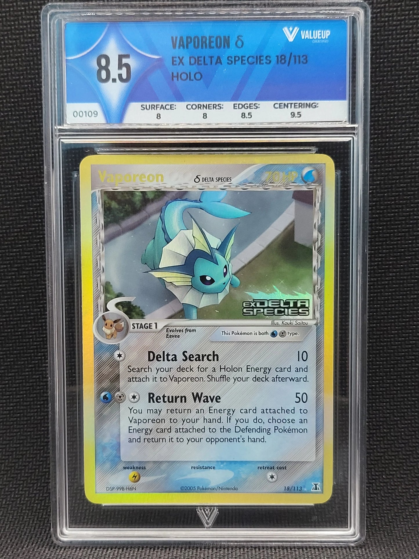 Grading Card Vaporeon