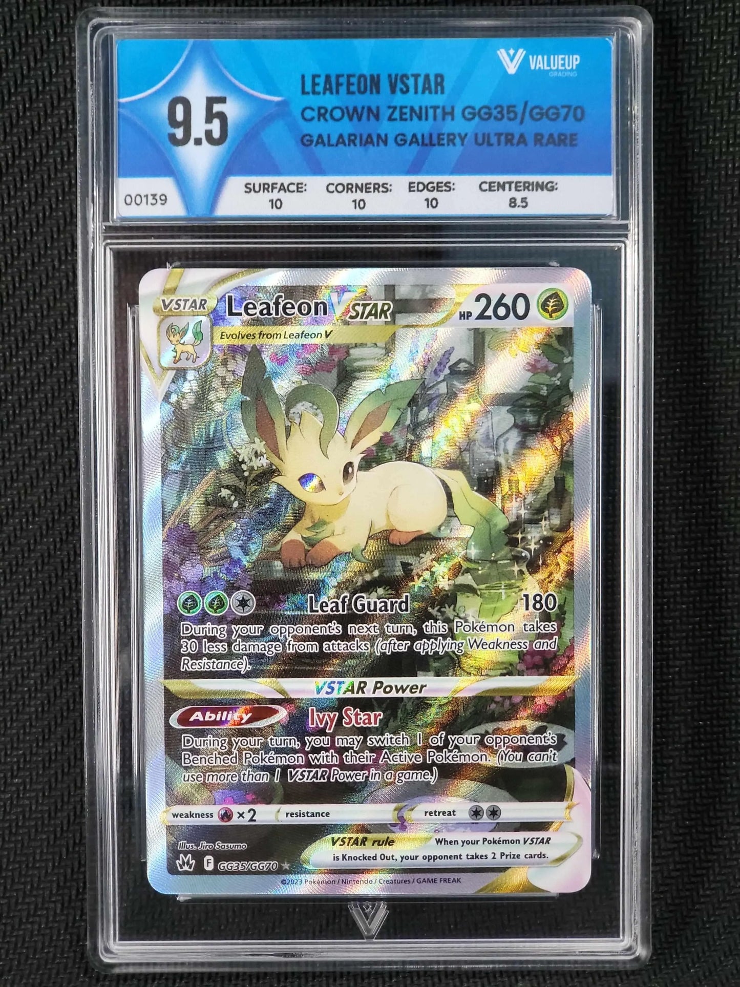 Grading Card Leafeon Vstar