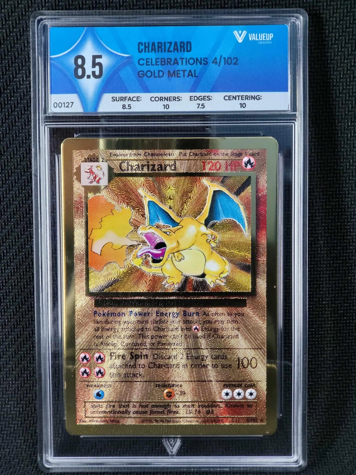 Grading Card Charizard