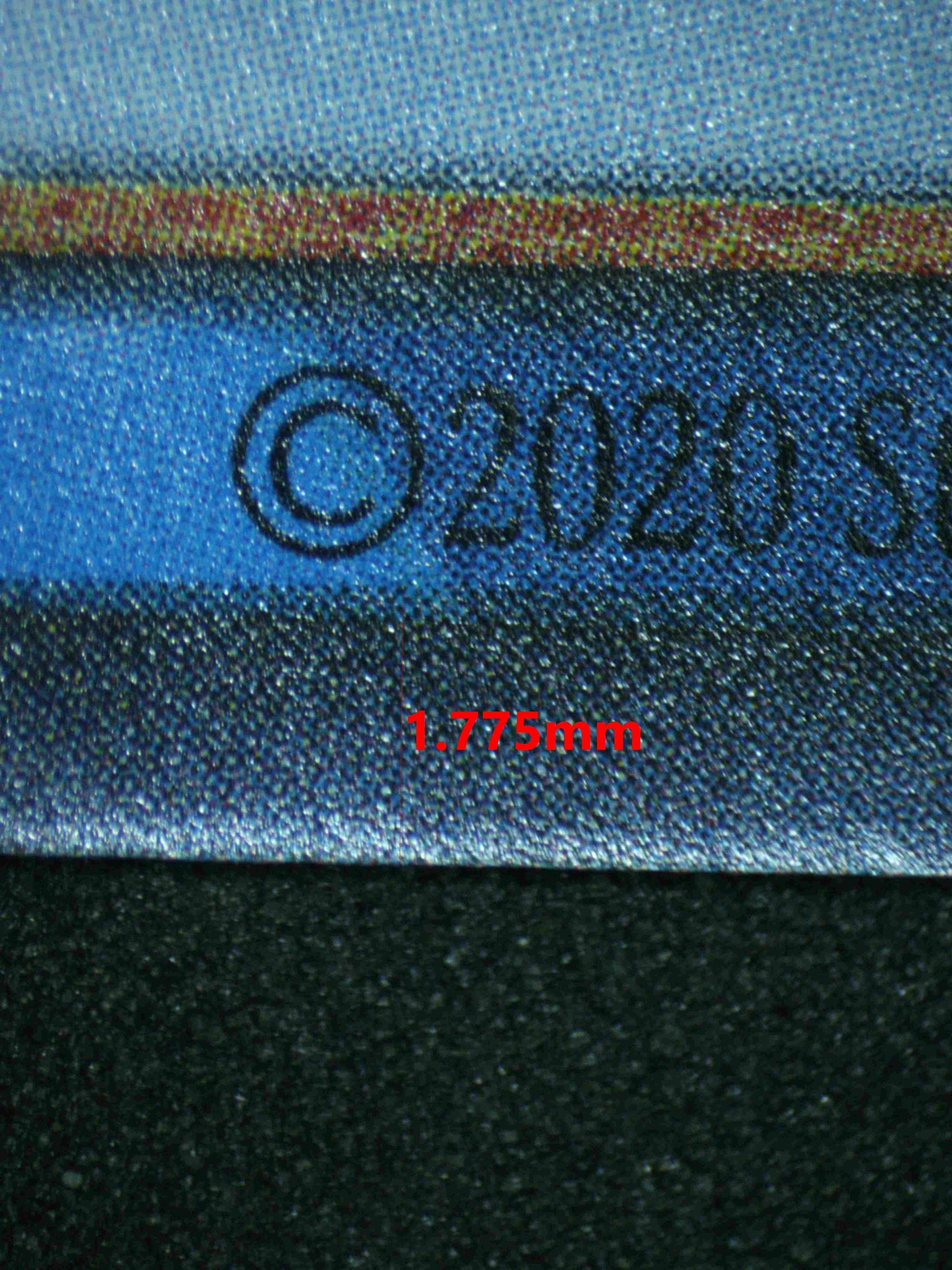 06701 BLACK LUSTER SOLDIER SOLDIER OF CHAOS Grading Card