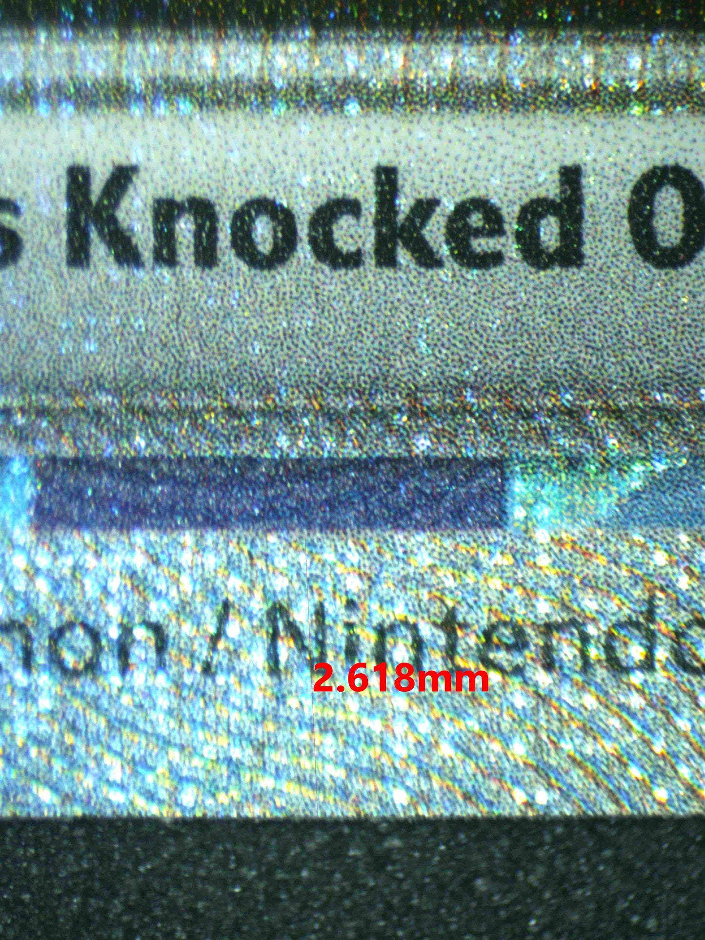 07203 IRON CROWN EX Grading Card