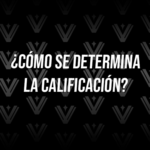 ¿Cómo se determina la calificación?