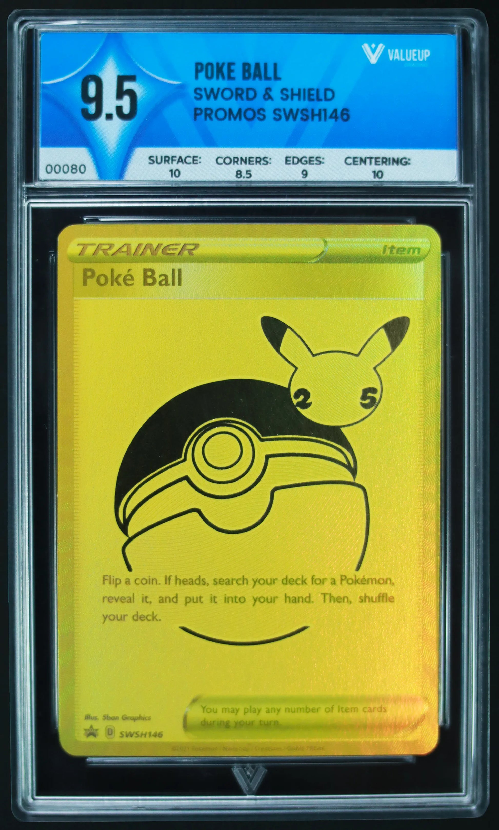 00080 POKE BALL Grading Card