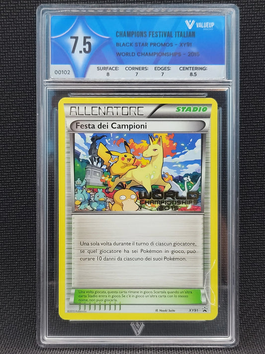 Grading Card Champins Festival