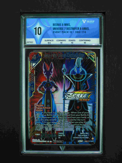 00162 Beerus & Whis Grading Card