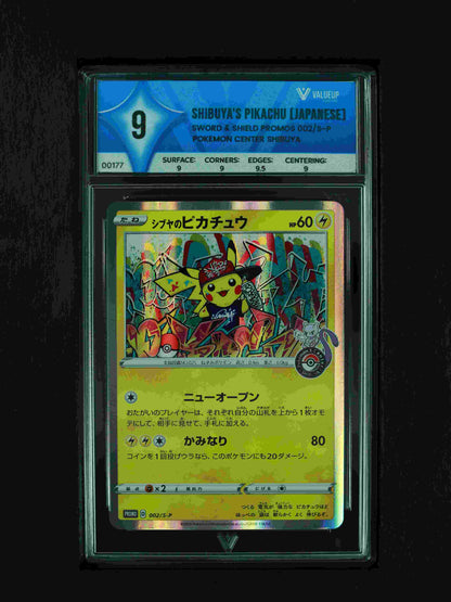 00177 SHIBUAYA'S PIKACHU (JAPANESE) Grading Card