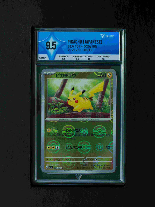 00186 PIKACHU (JAPANESE) Grading Card