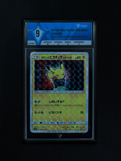 00188 PRETEND BOSS PIKACHU TEAM ROCKET (JAPANESE)