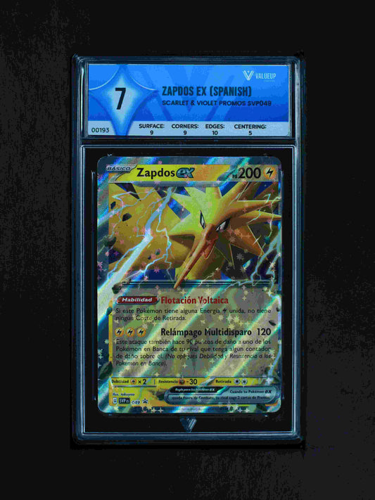 00193 ZAPDOS EX (SPANISH) Grading Card