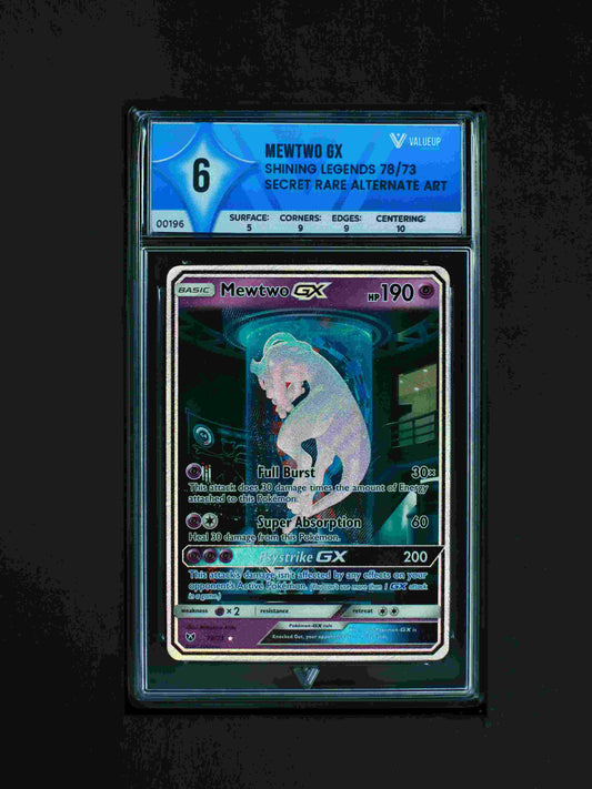 00196 MEWTWO GX Grading Card