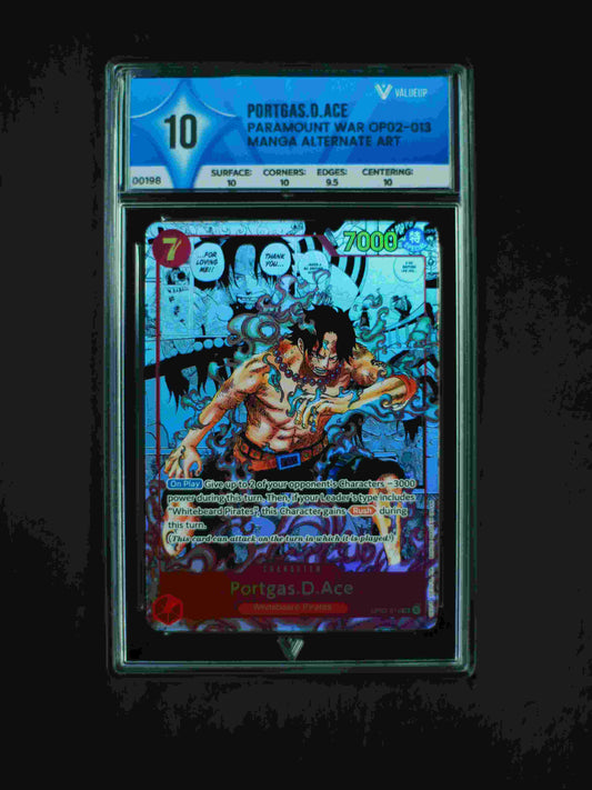 00198 PORTGAS. D. ACE Grading Card