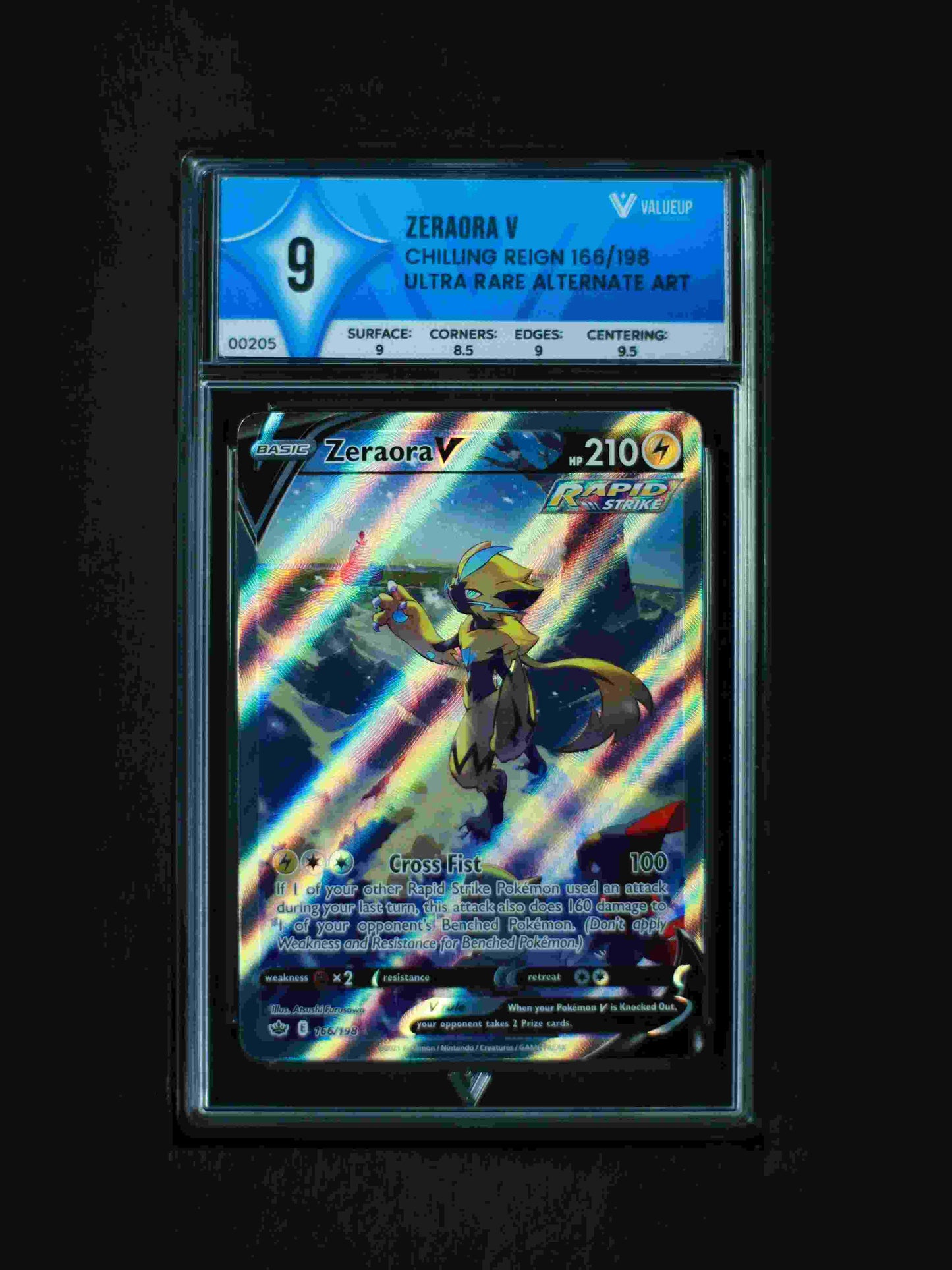 00205 ZERAORA V Grading Card