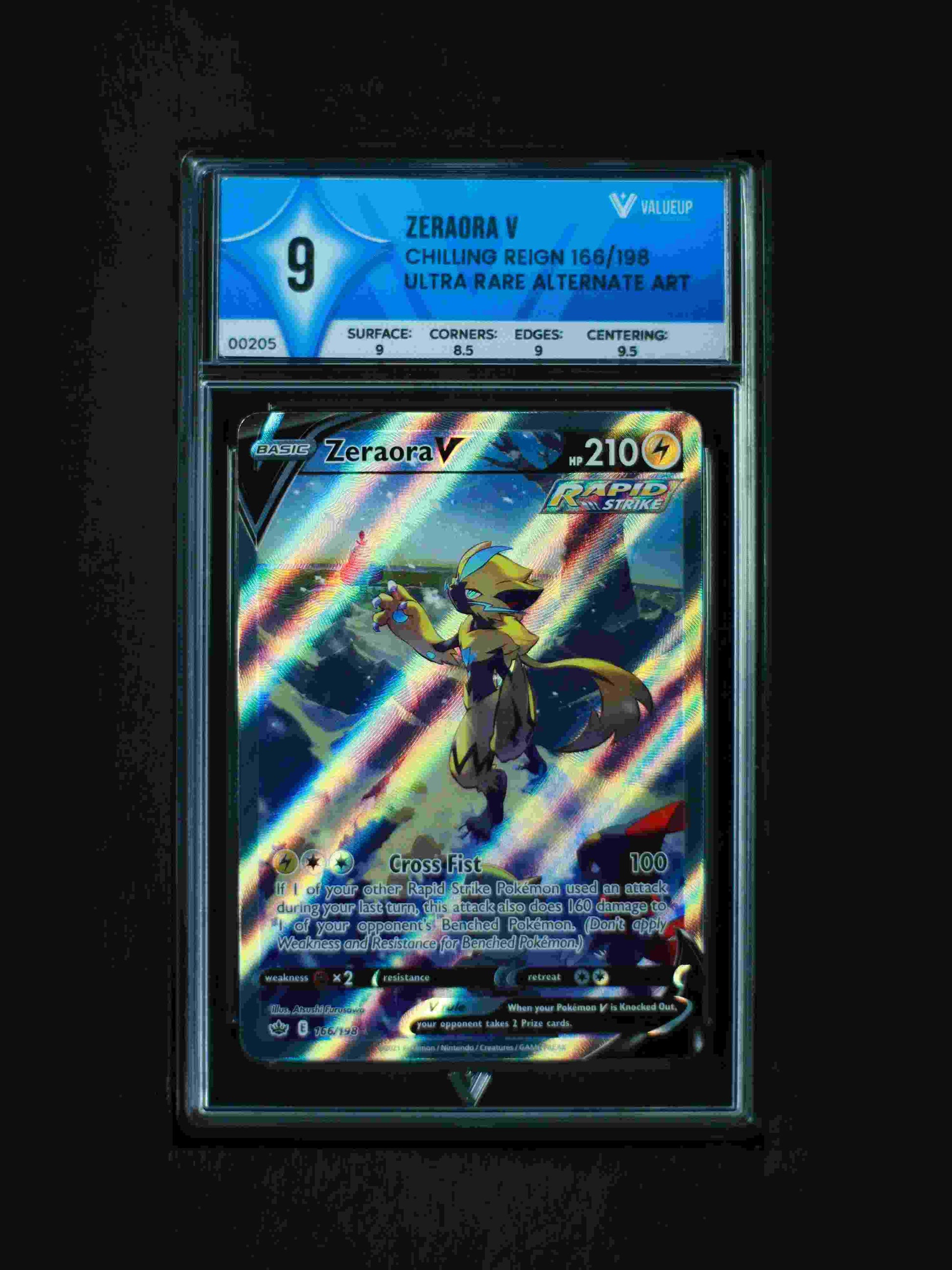 00205 ZERAORA V Grading Card
