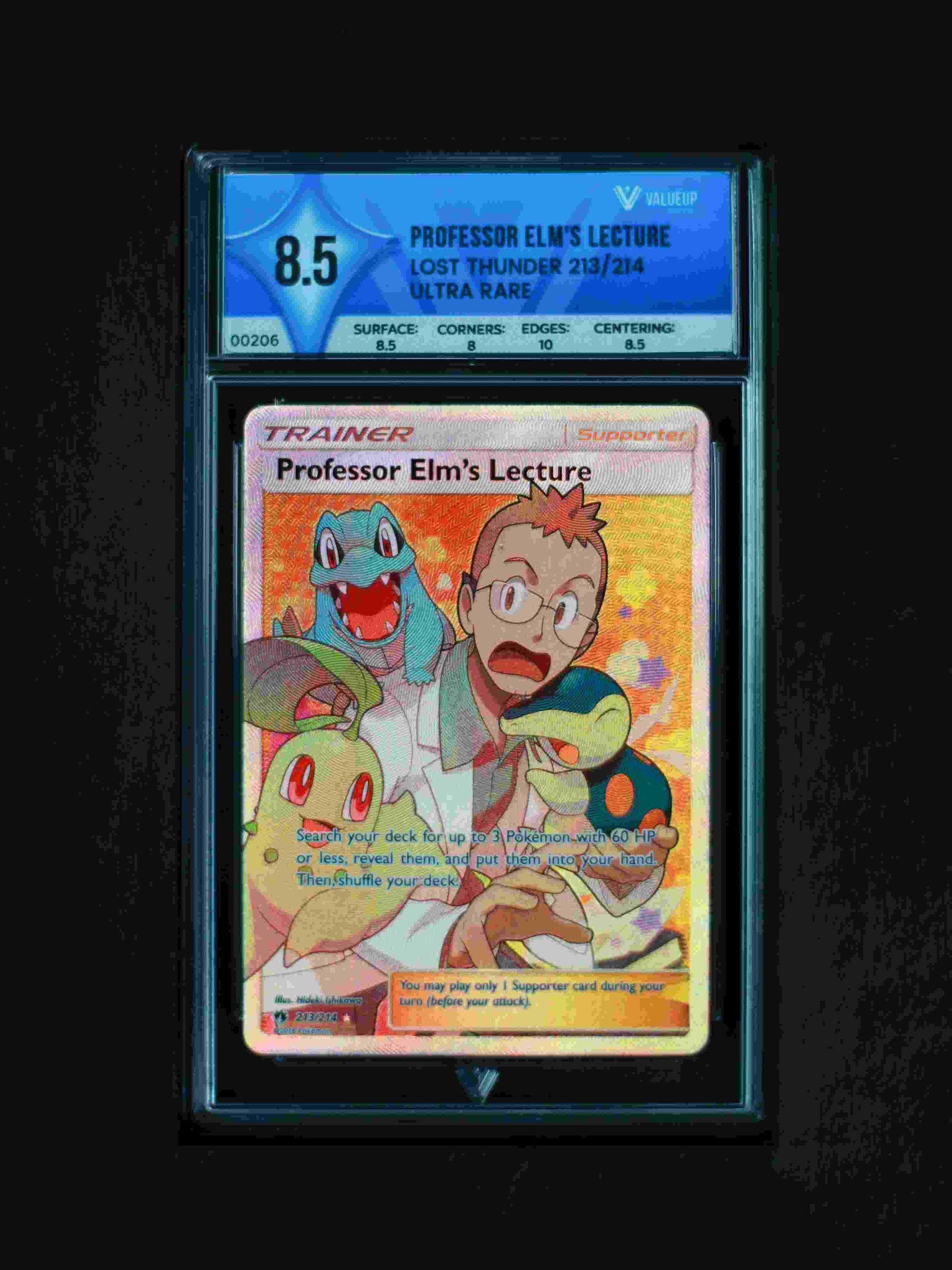 00206 PROFESSOR ELM'S LECTURE Grading Card