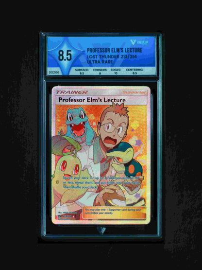 00206 PROFESSOR ELM'S LECTURE Grading Card