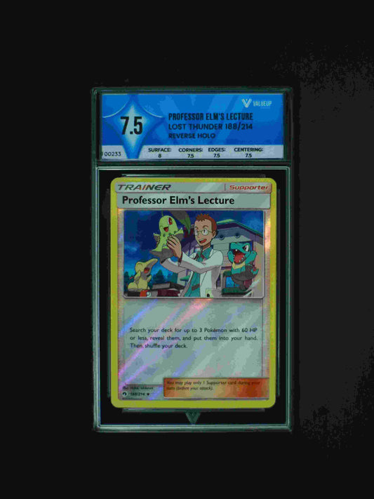 00233 PROFESSOR ELM'S LECTURE Grading Card