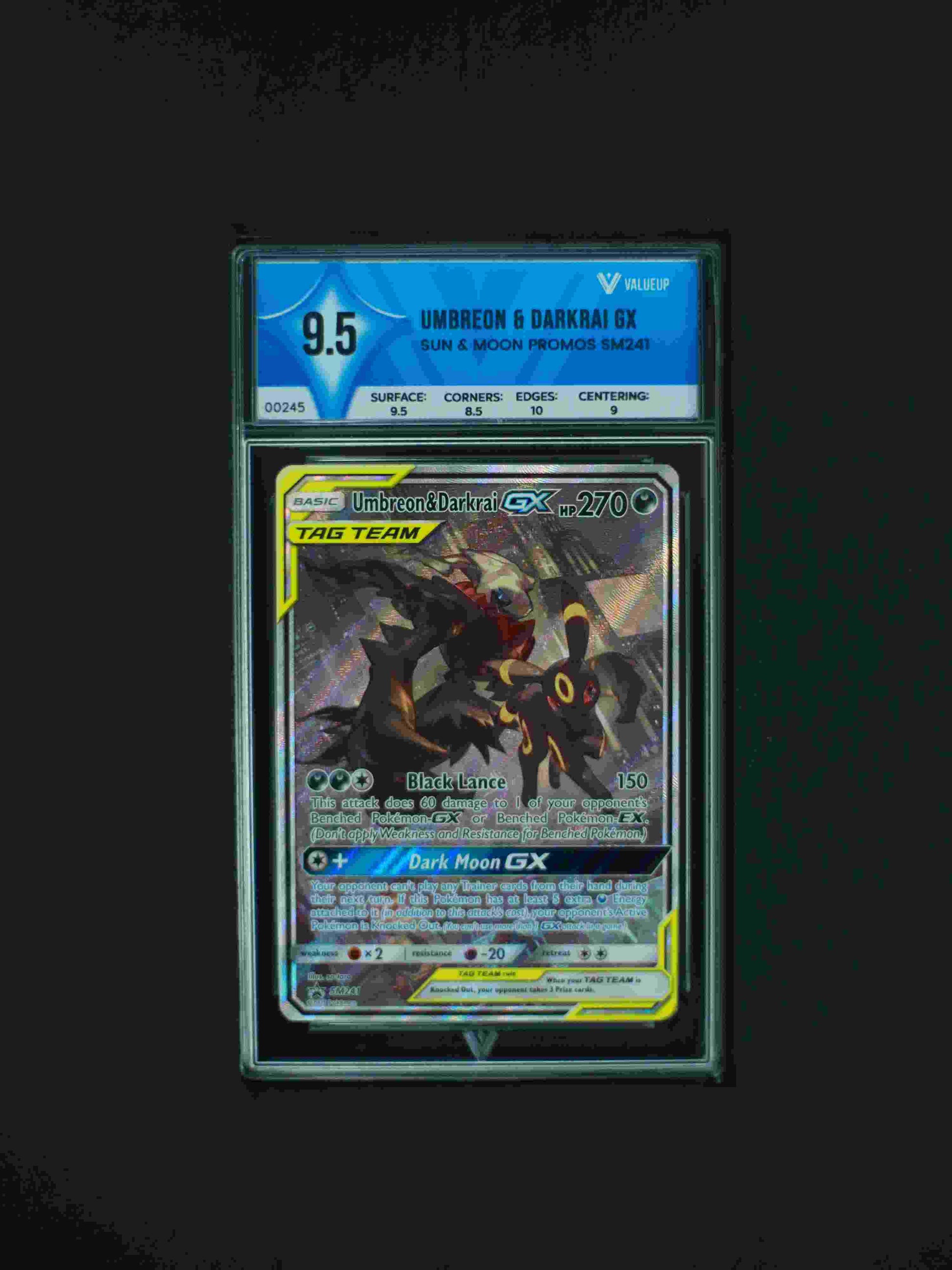 00245 UMBREON & DARKRAI GX Grading Card