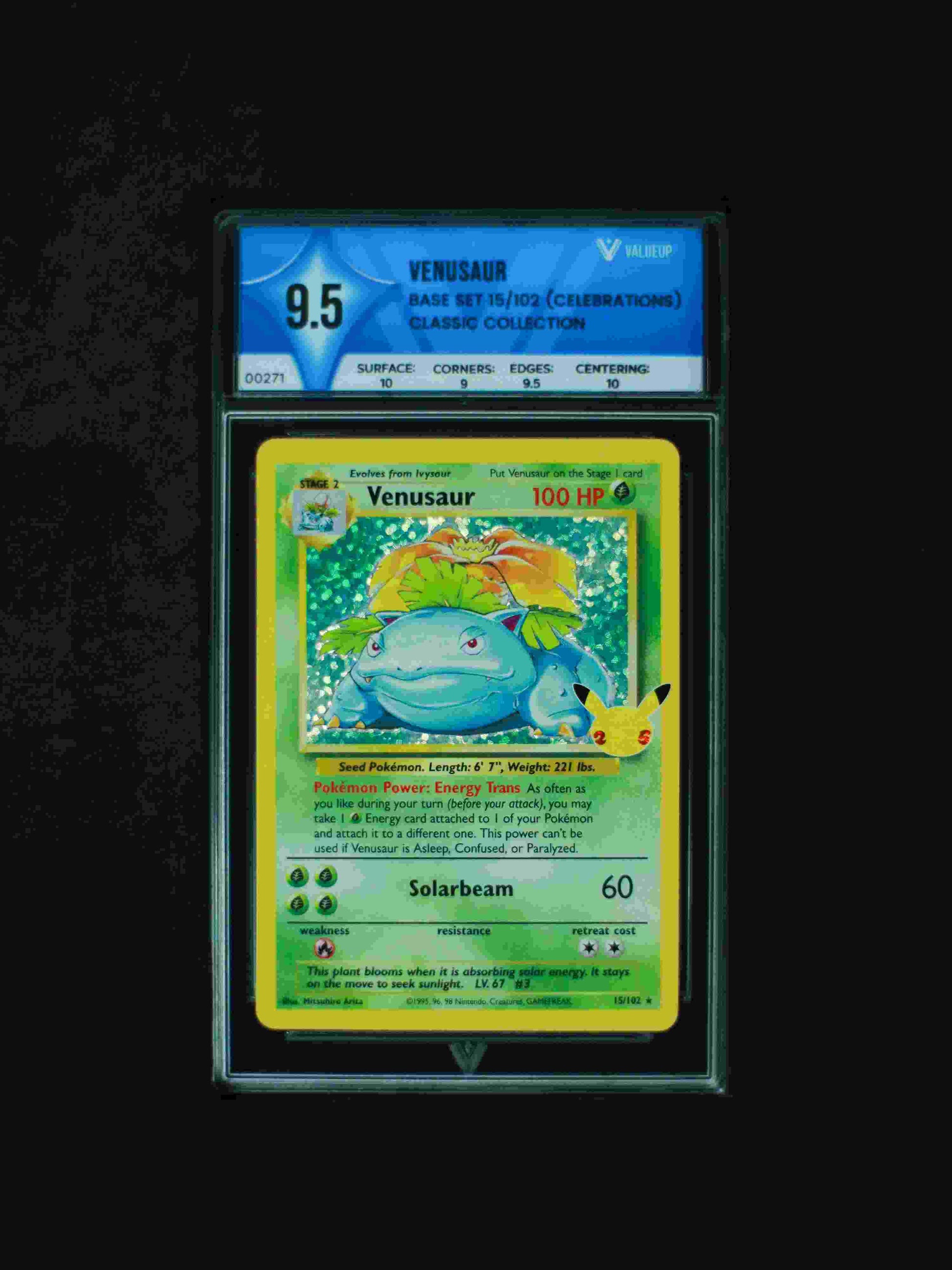 00271 VENUSAUR Grading Card