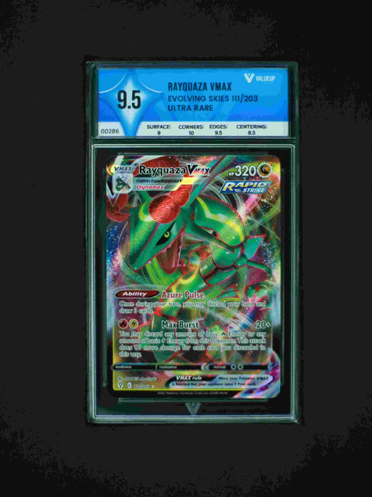 00286 RAYQUAZA VMAX Grading Card