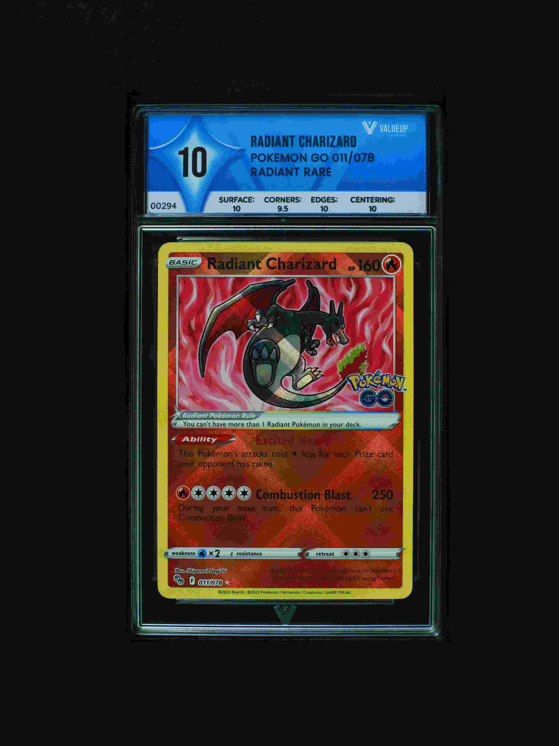 00294 RADIANT CHARIZARD Grading Card