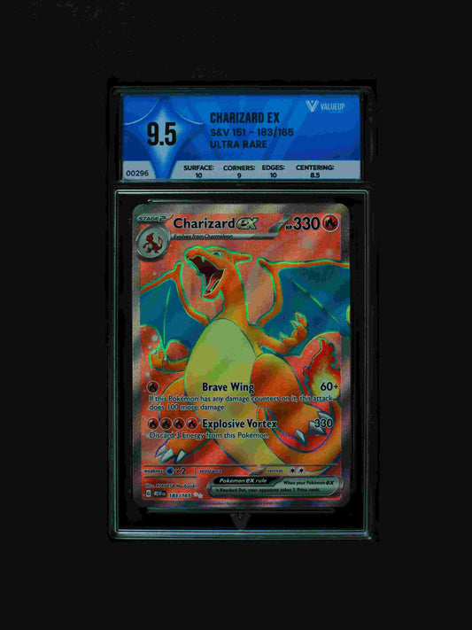 00296 CHARIZARD EX Grading Card
