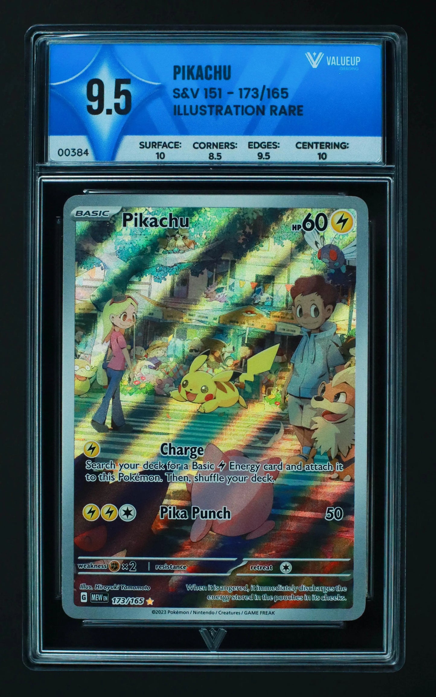 00384 PIKACHU Grading Card