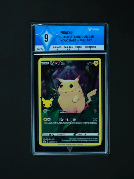 Grading Card Pikachu