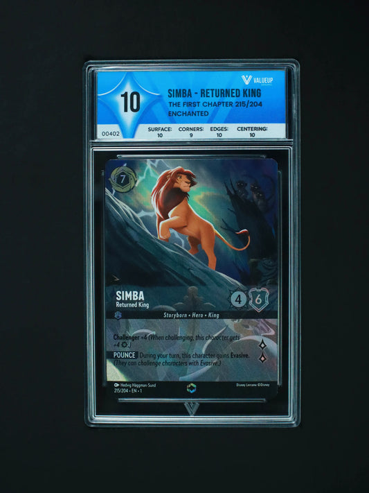 00402 SIMBA - RETURNED KING Grading Card